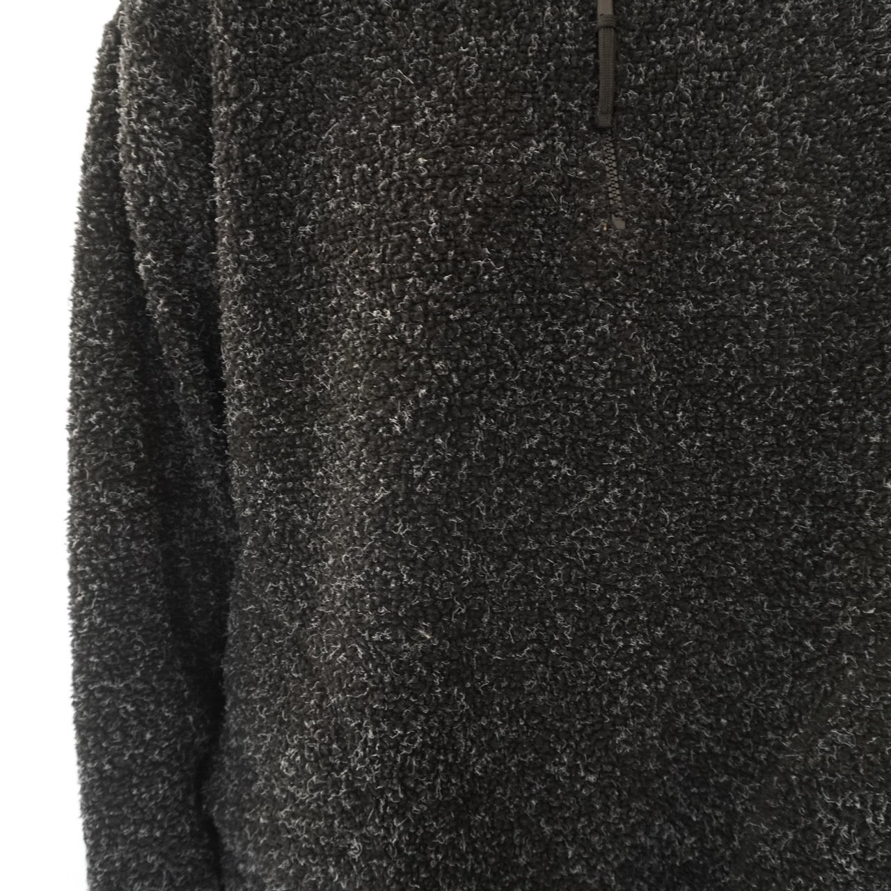 90s Black x White  Fleece Top