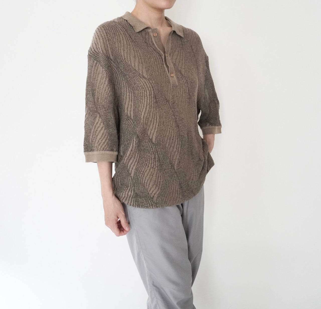 90s Pattern Top Made in USA