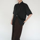 90s Black Rayon Shirt