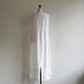 90s Linen×Crochet Maxi Dress Made in USA