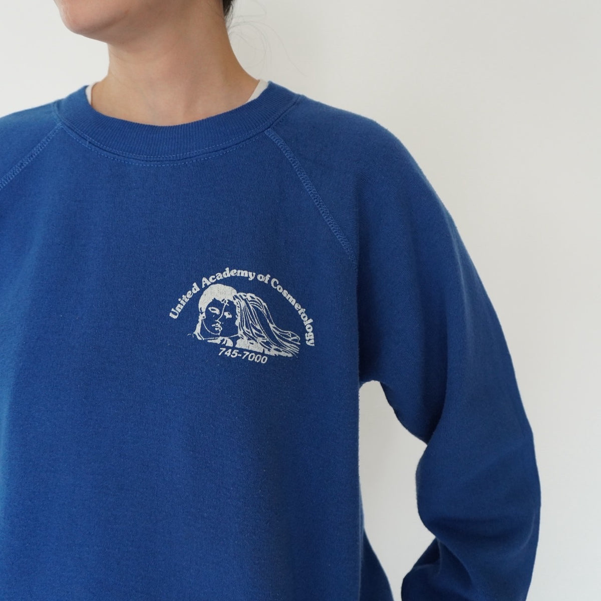 80s Printed Sweater Made in USA