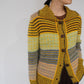 90s "BENETTON" Multi Striped Cardigan Made in Italy
