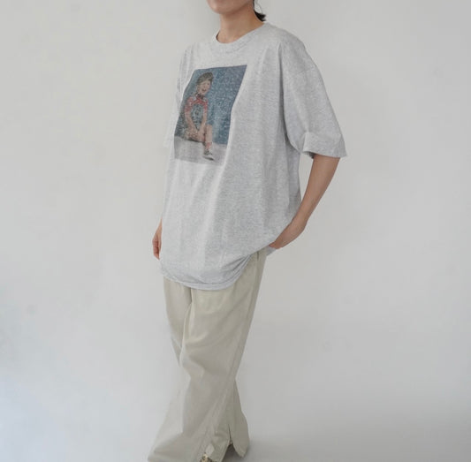90s Photo Printed T-shirt Made in USA