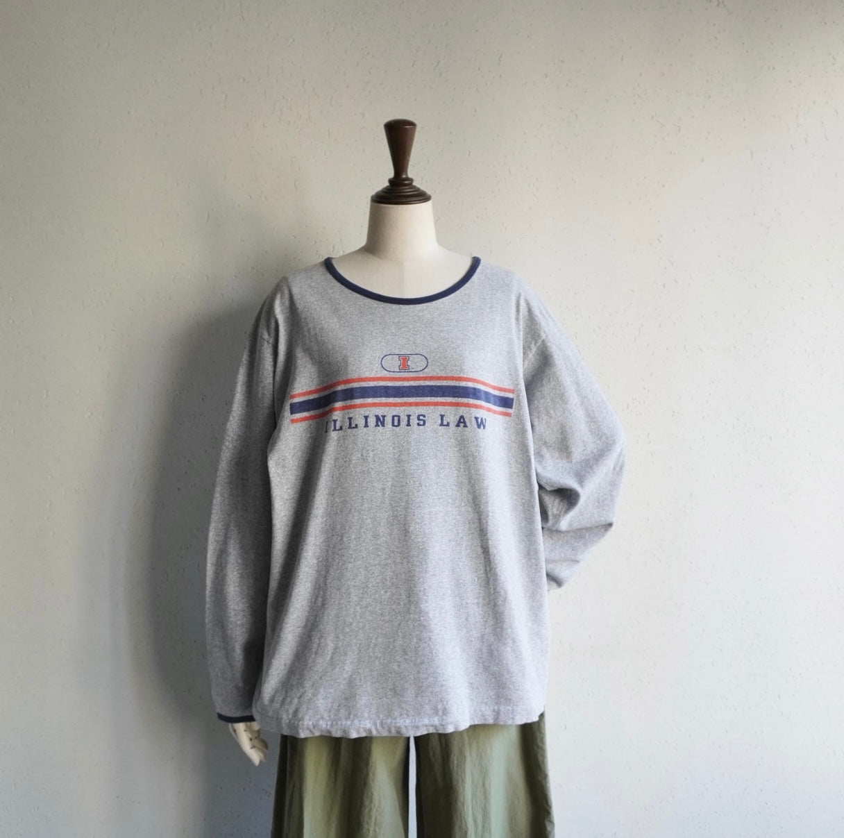 90s Printed Long T-shirt Made in USA