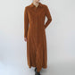 90s "FENDI" Faux Suede Dress Made in Italy