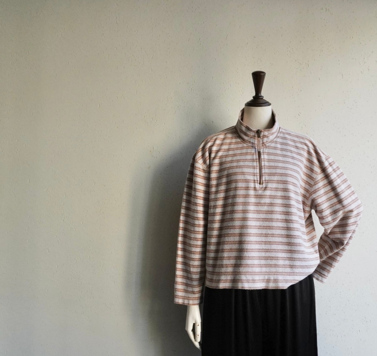90s Striped Cotton Top