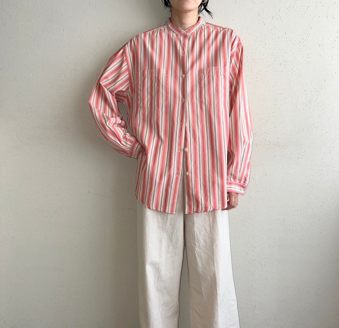 90s "EDDIE BAUER" Striped Shirt