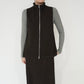90s EURO Zipped Top、Vest Handloomed in California
