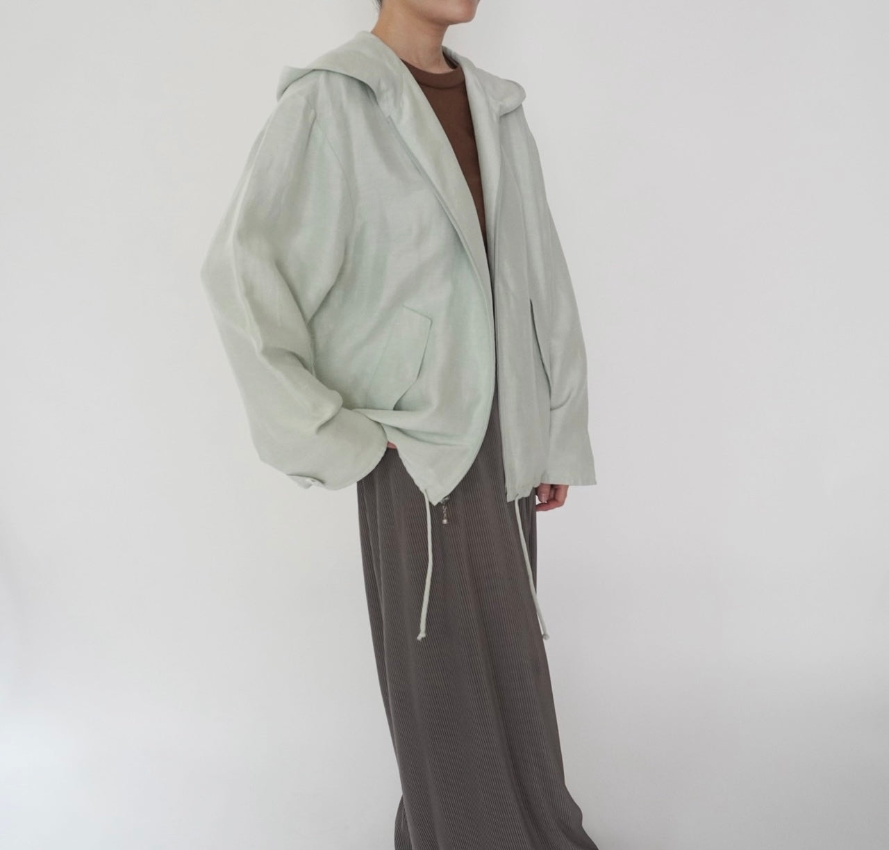 ジャケット・アウター 80s EURO layered design cotton linen jkt メンズ 80s EURO layered design cotton linen jkt