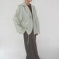90s Linen×Silk Hoodie Jacket