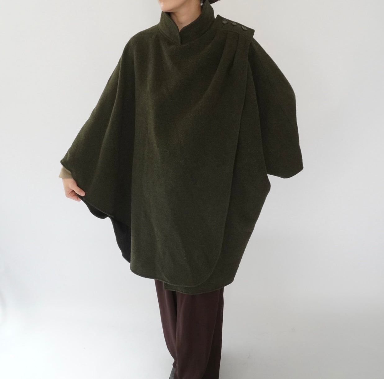 90s Design Poncho Jacket