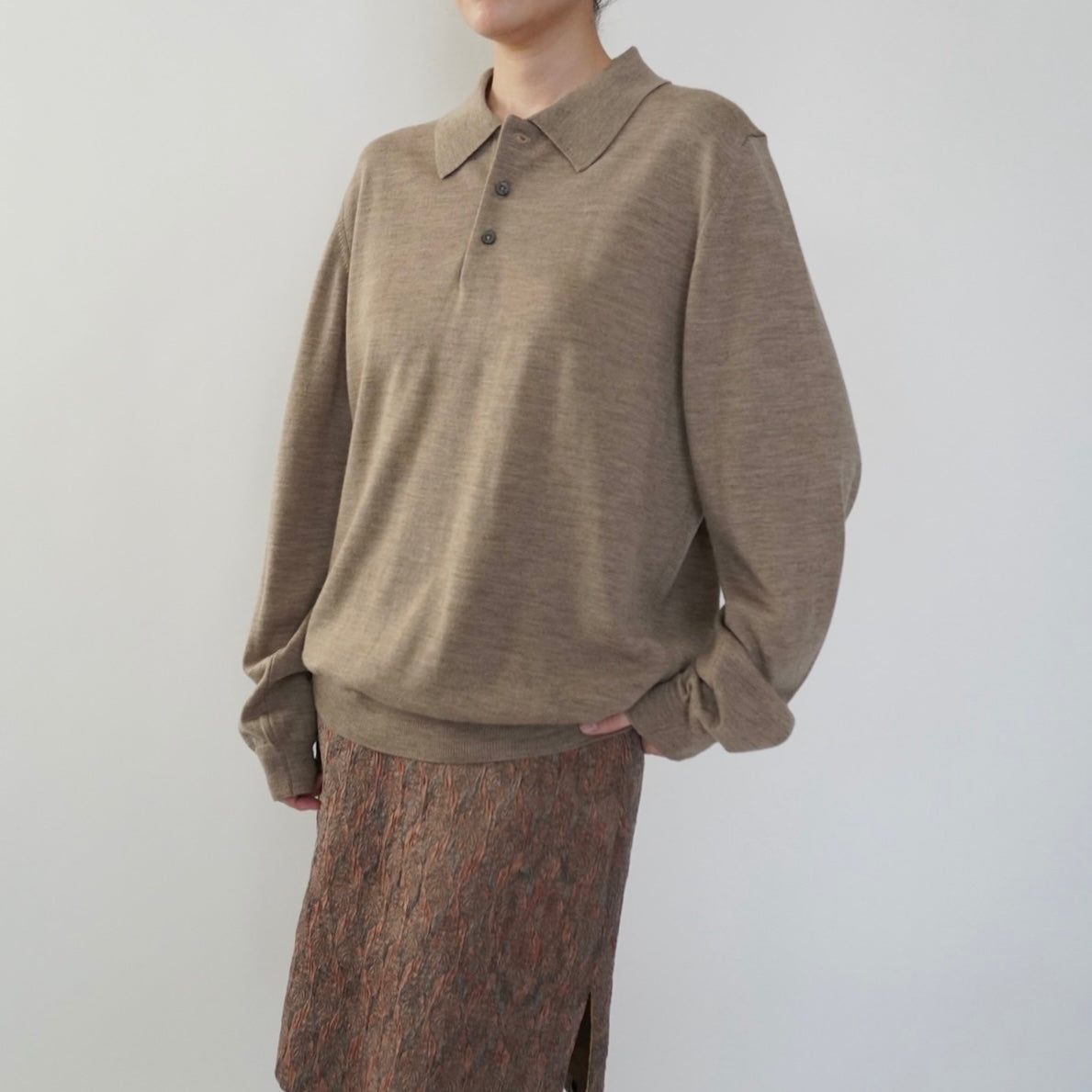 Merino Wool Knit Top