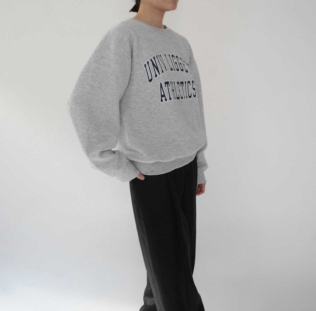 00s "Russell Athletic" Printed Sweater