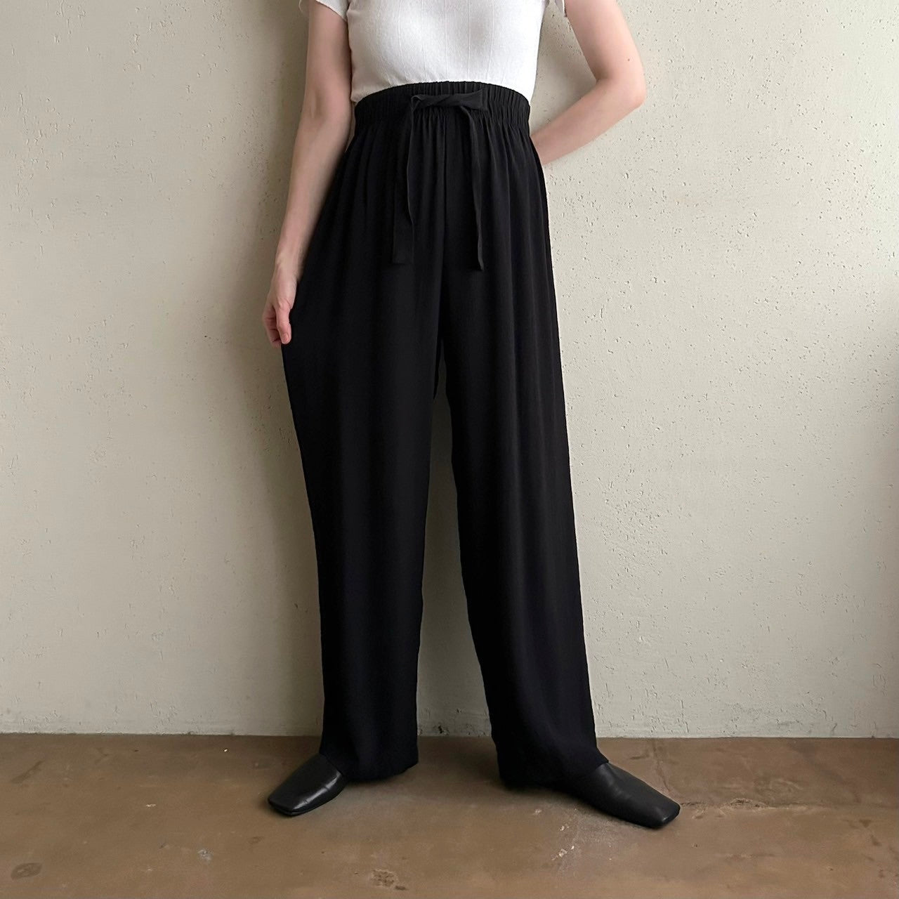 90s Black Pants Made in USA