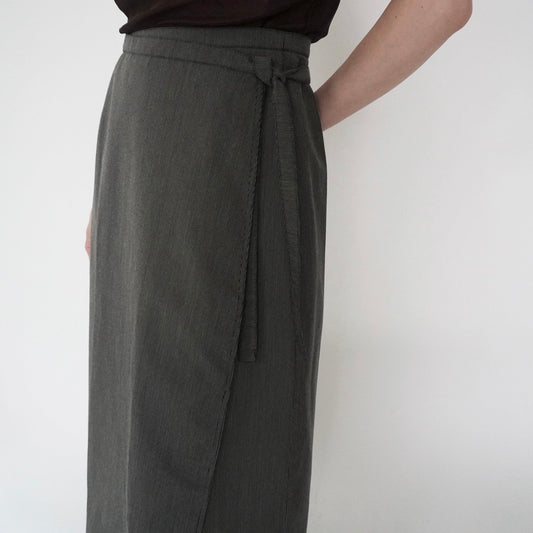 80s Wrap Skirt Made in Italy
