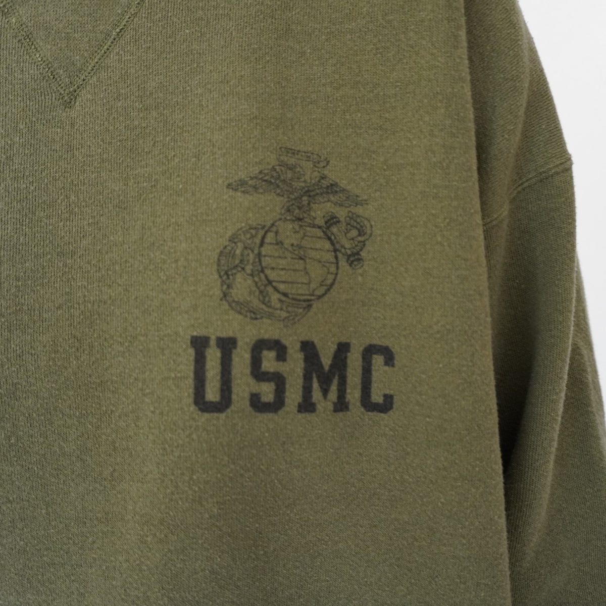 90s"USMC" Printed Sweater Made in USA