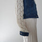 90s Crochet Denim Jacket