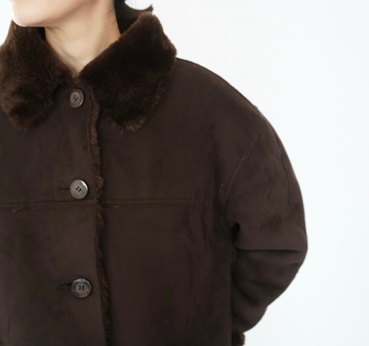 90s Faux Shearling Jacket