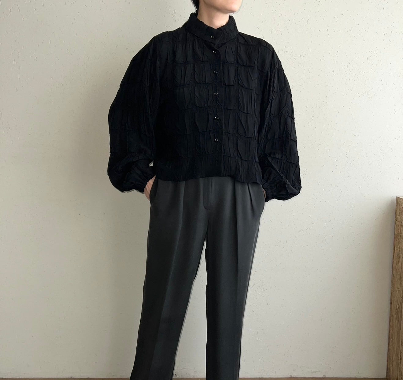 80s "Avant Garde" Design Blouse, Jacket