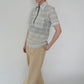 70s Pattern Zip Top
