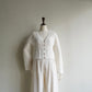 90s White Crochet Cardigan
