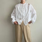 White Cut Lace Blouse