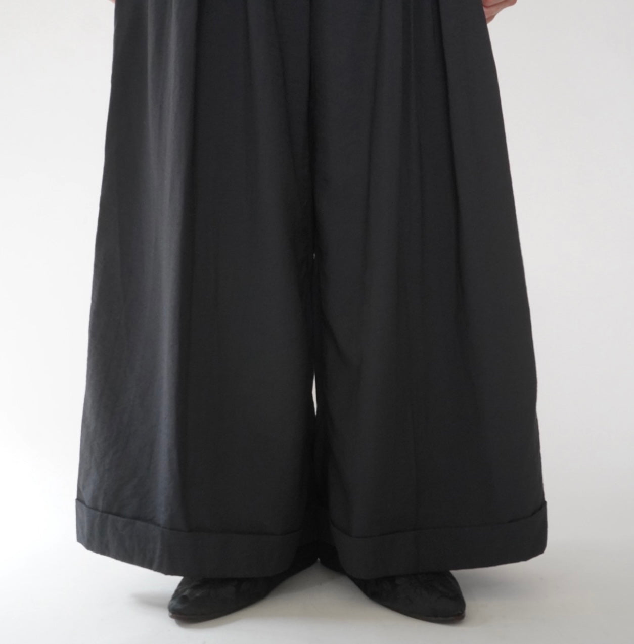 90s EURO Belted Wide Pants