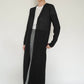 90s EURO Black Long Cardigan