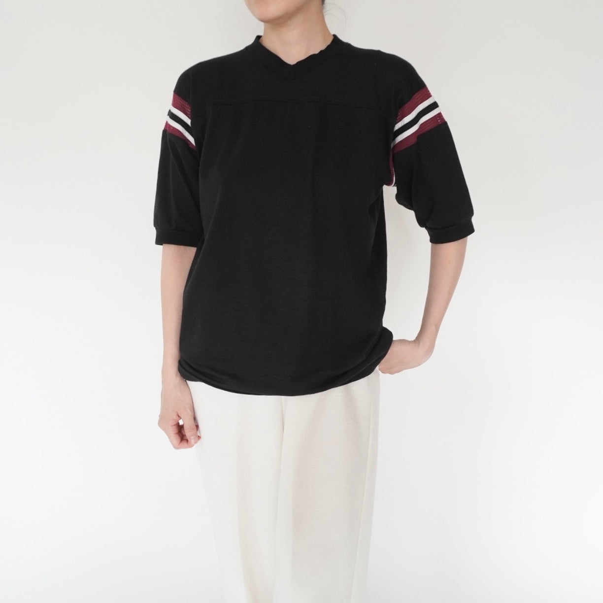80s Mesh Design T-shirt