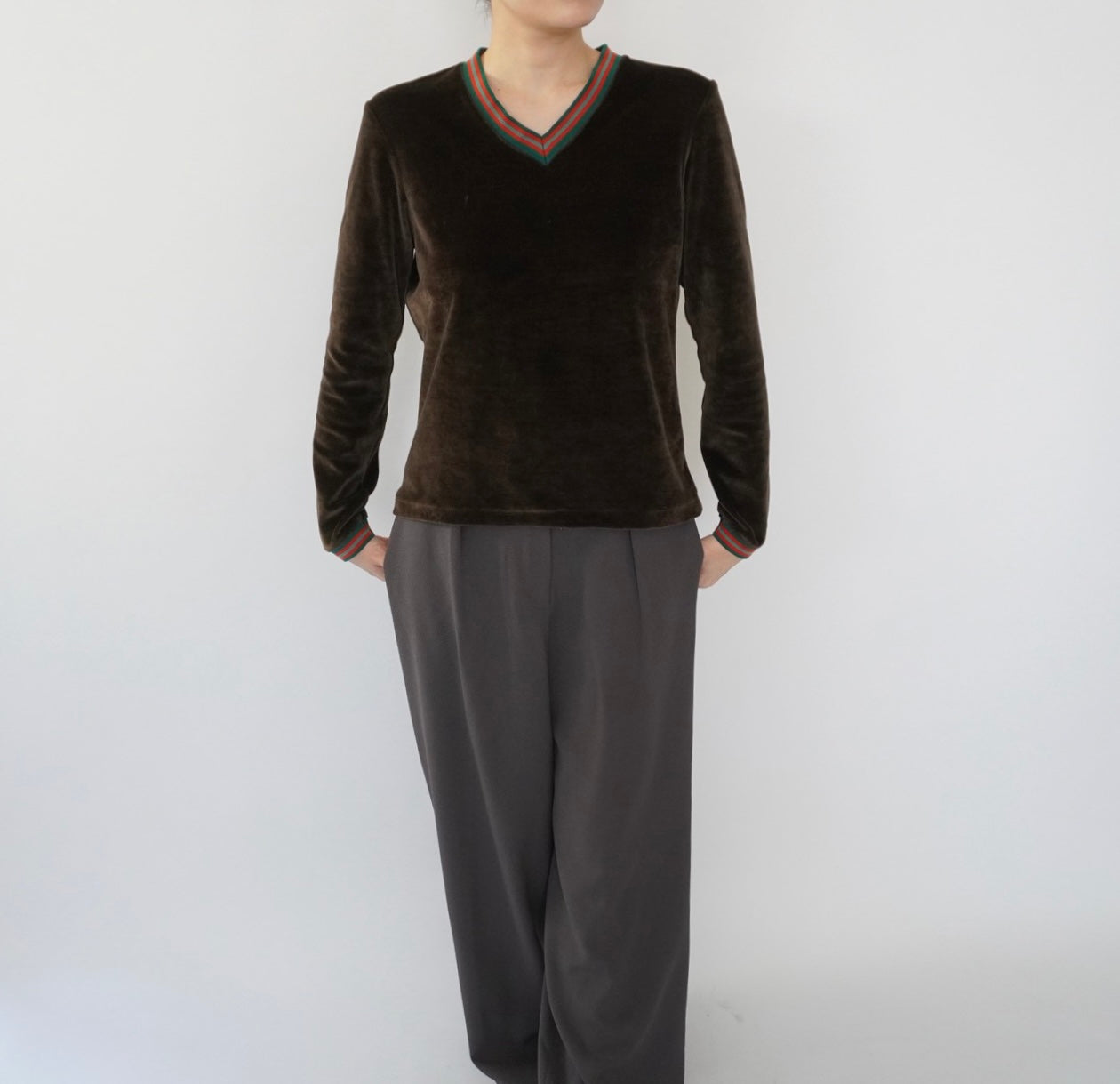 90s Velour Top