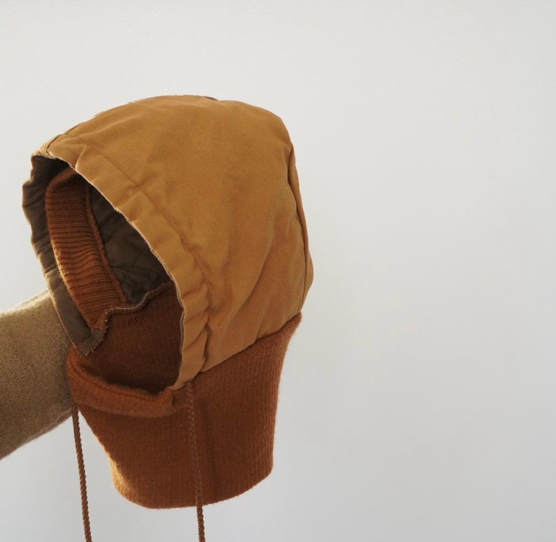 90s Cotton ×Ribbed Balaclava