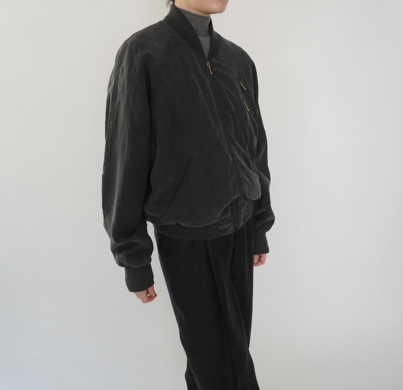 90s EURO Silk Design Light Jacket