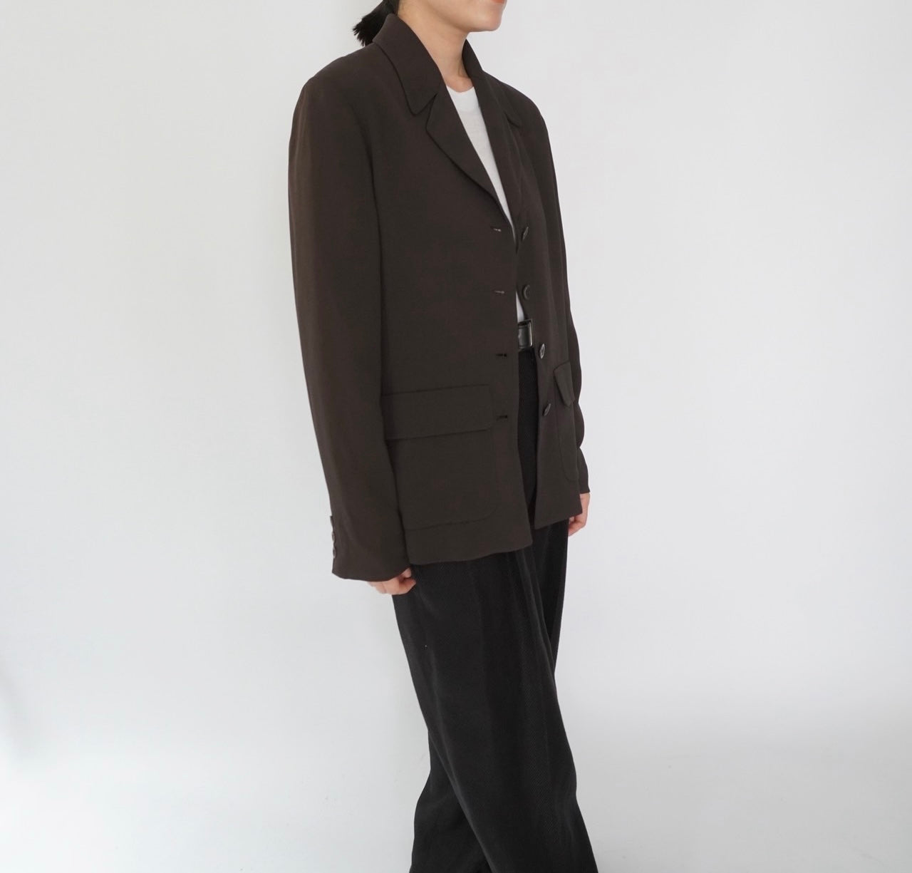 80s Brown Jacket Made in USA