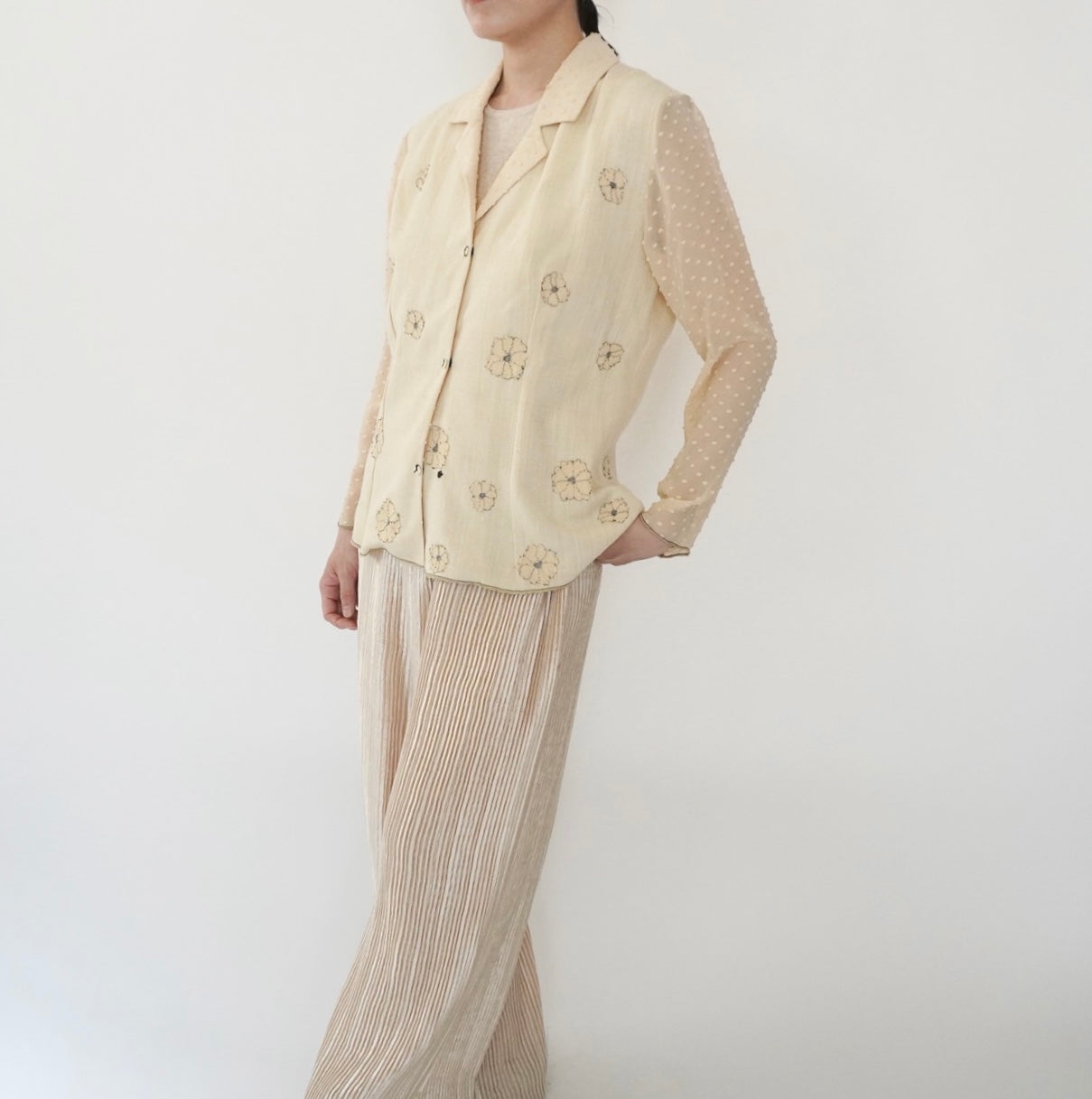 90s "Deborah Cross" Design Light Jacket