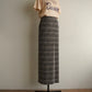 90s Pleated Print  Skirt