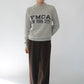 80s YMCA Printed Sweater Made in USA