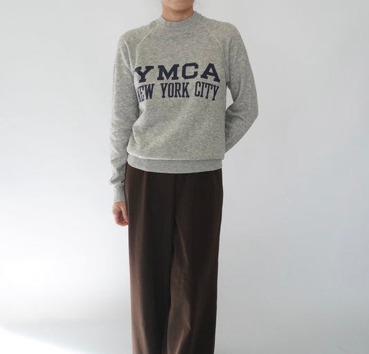 80s YMCA Printed Sweater Made in USA