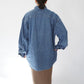 80s "BANANA REPUBLIC ”Safari & Travel" Denim Shirt