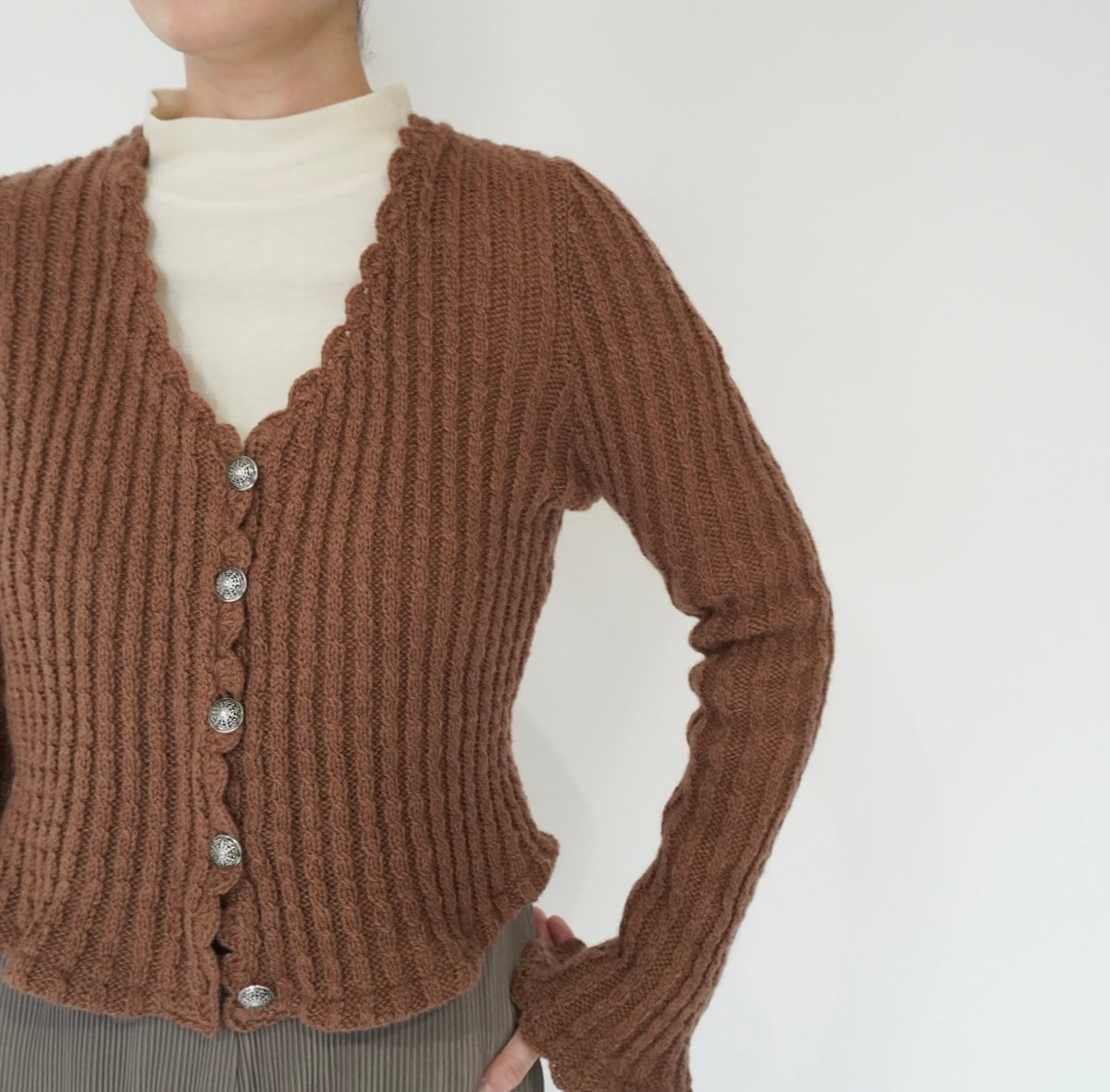 90s Design Knit Cardigan