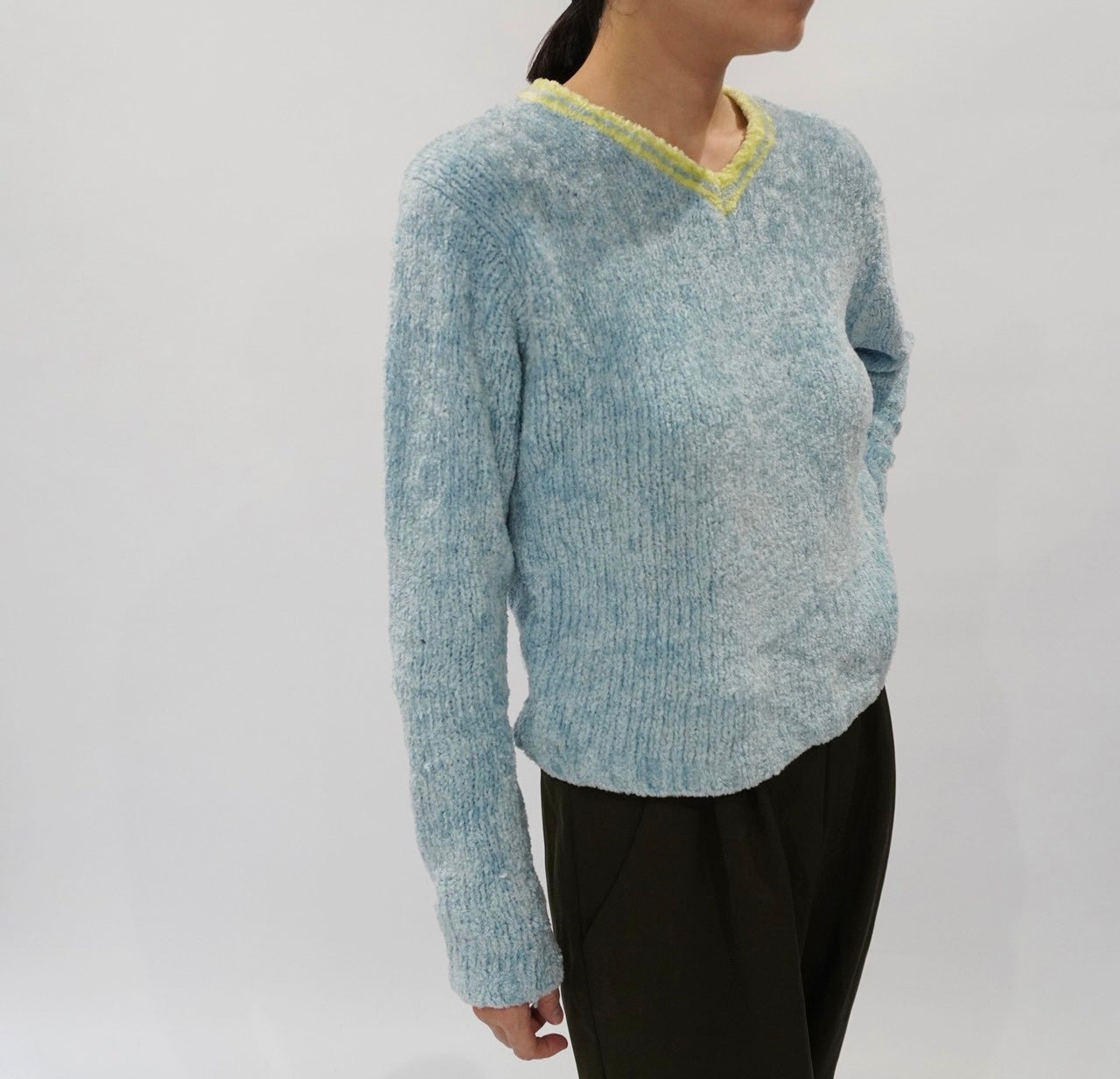 90s Light Blue Top