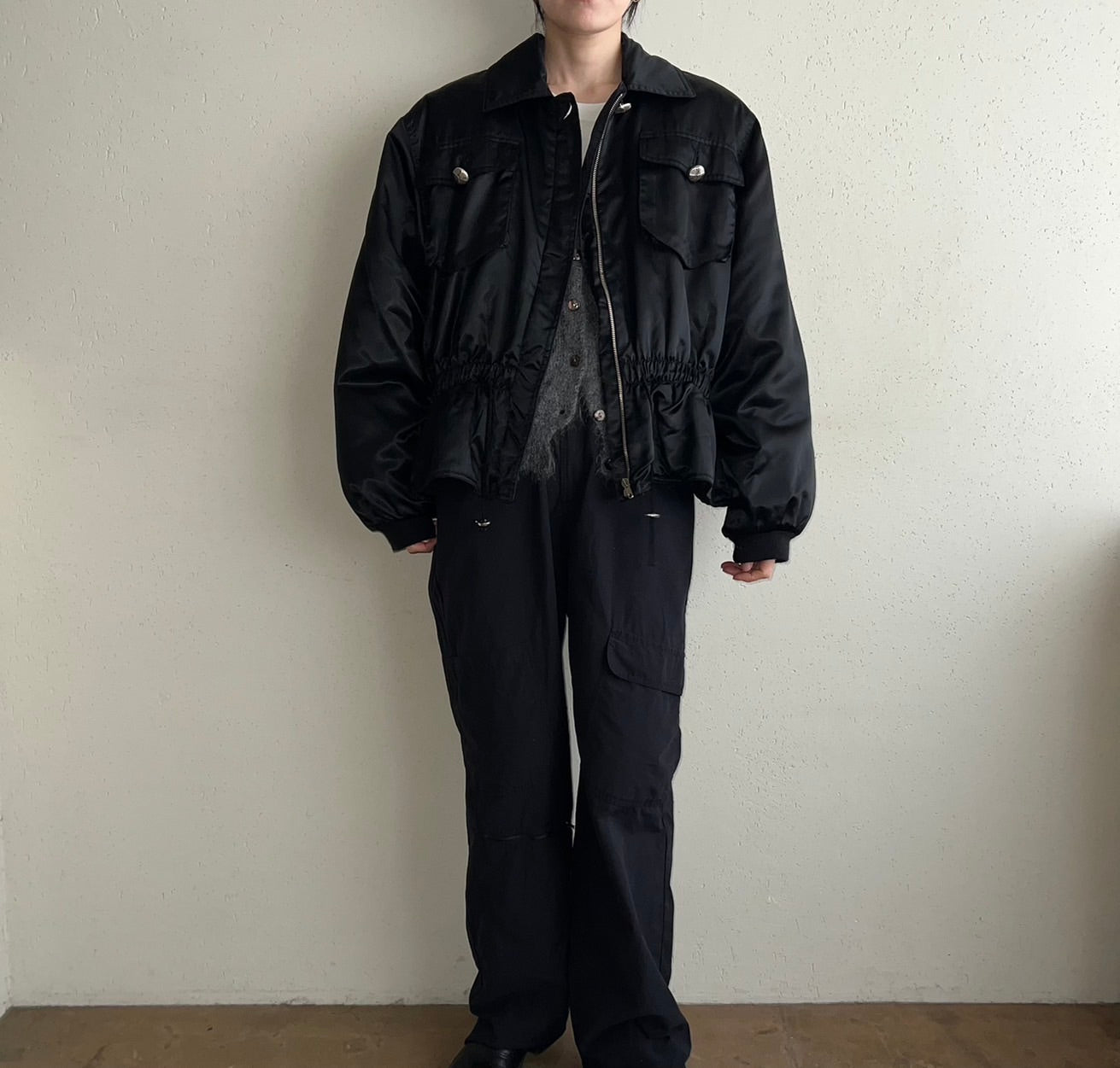 90s Black  Design Jacket Made in Italy