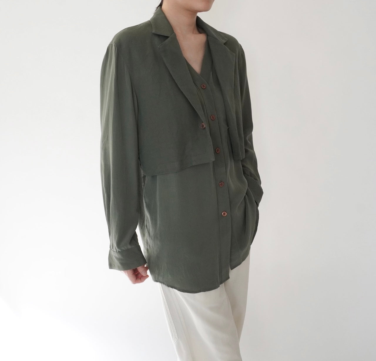 90s Silk Design Shirt