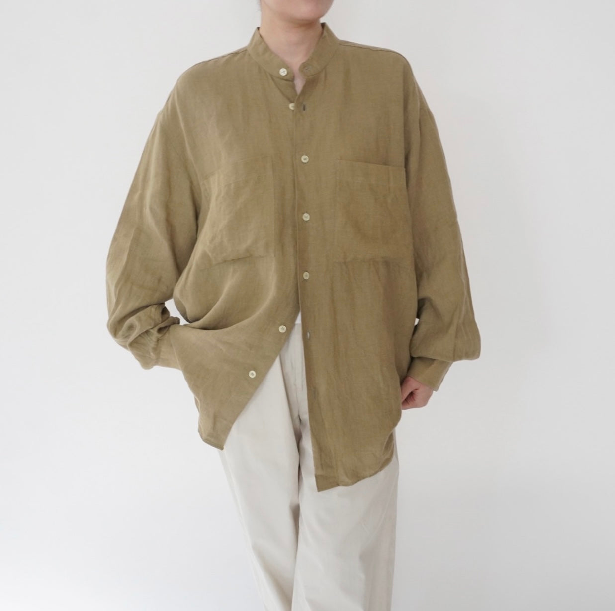 80s Linen Shirt Made in Italy