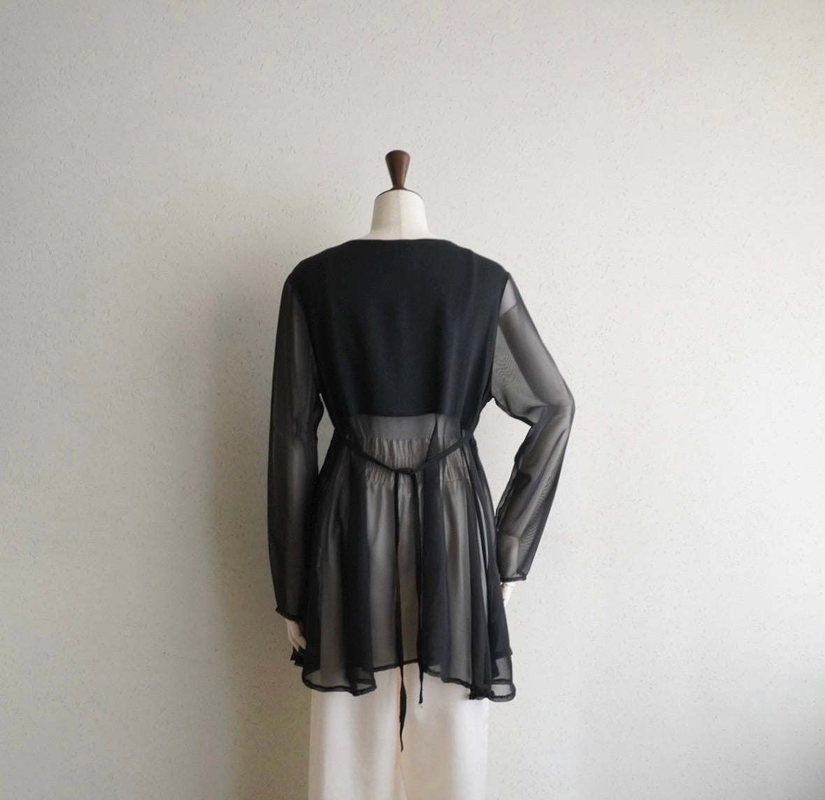 90s EURO Design Sheer Blouse