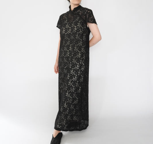 90s Lace Asian Design Dress