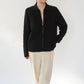 90s Cotton Knit Zip Top