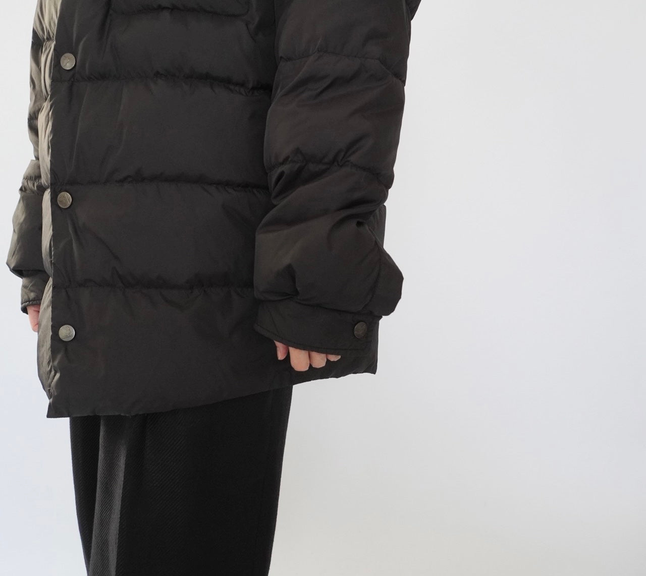 90s Black Down Jacket