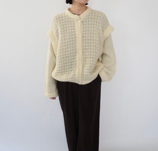 80s EURO Design Mohair Cardigan