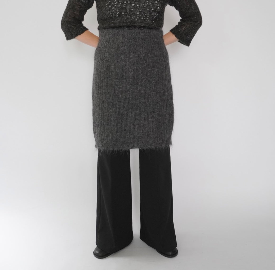 80s EURO Mohair Skirt