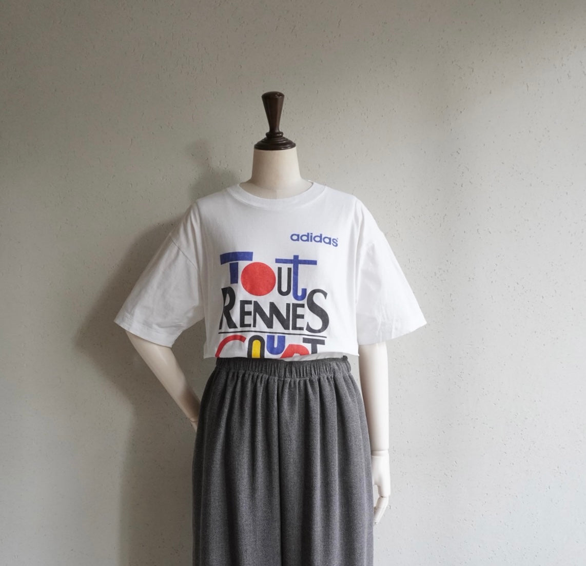 90s EURO "adidas" T-shirt